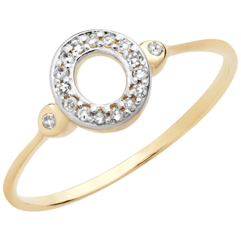 Aveny Signature Cirkel Diamant Ring Karat Guld