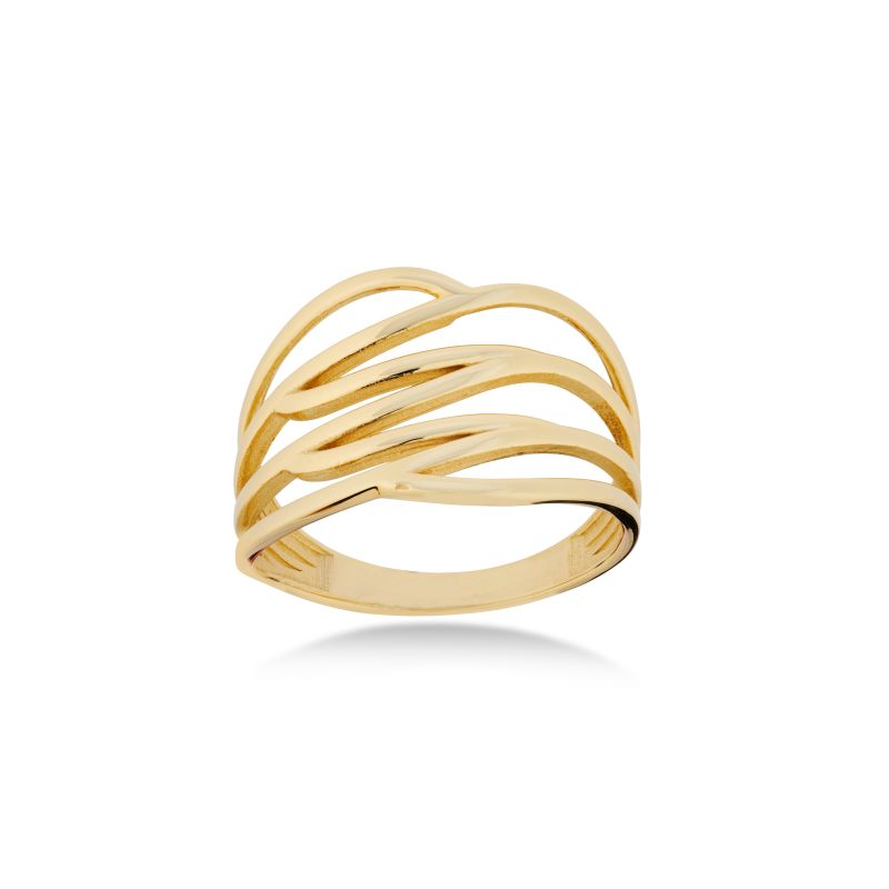 Aveny Classic Bred Ring Karat Guld